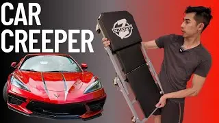 New Tool Day! 🎉 Making Car Work EASIER (Unboxing Our New Creeper!)