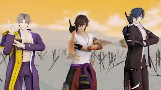 【MMD刀剣乱舞】 BTS - Not Today / 大倶利伽羅 - 燭台切光忠 - へし切長谷部