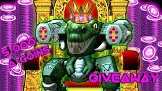 ZEPHYR with Missile Rack 12 , Mech Arena giveaway .