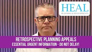 Retrospective Planning Appeals Essential Urgent Information