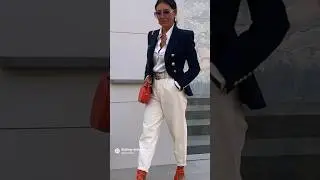 How to Combine White Pants with Neutral & Bright Colors | Outfit Ideas #streetlook #stylingwhite