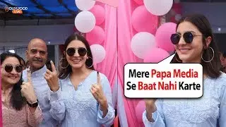 Anushka Sharma Cast Her Vote with Her Parents At Maharashtra Elections 2019 | Bollywood Live