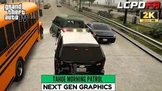 GTA IV LCPDFR 🚔 2026 GAMEPLAY MORNING CITY PATROL IN TAHOE ULTRA GRAPHICS 60+ FPS