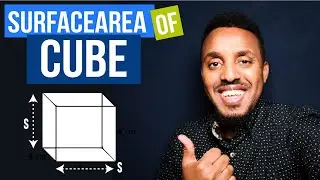 Xisaab af soomaali I Surfacace area cube 20  I Barro Xisab Geometry somali 20