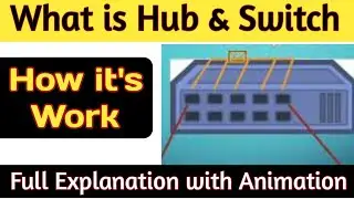 What is Hub & Switch | How hub & switch work's