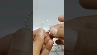 Make A bead ring #diy #beads