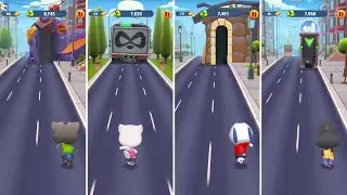 Talking Tom Gold Run: Talking Tom,Talking Angela,Talking Hank,Talking Becca (Android/iOS) Gameplay