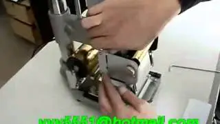 Manual Hot Foil Stamping Bronzing Machine for PVC card