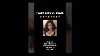 Flash sale use code &ldquo;flash26&rdquo; at checkout #beats #beatsale #rap