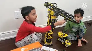 Hex Bug VEX Robotics Crane and Dump Truck Toy Review