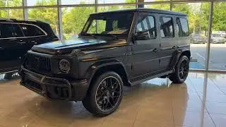 Mercedes AMG G63 2025 года | Night Black Magno &mdash; кожаный салон MANUFAKTUR