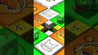 (Q442) 🤪🔥 Hypnotic Sprunki Cubes Roll! 🎵 Catchy Beats Sync with Every Flip! 🌀 #Shorts #Viral