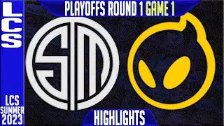 TSM vs DIG Highlights Game 1 | LCS Summer 2023 Playoffs Lower RND 1 | Team Solomid vs Dignitas G1