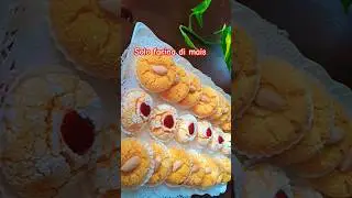 Biscotti senza glutine con farina di mais /#ricettenatalizie#ricettafacile #natale2024#freegluten