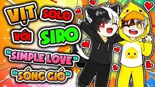 VỊT VÀ SIRO THỬ THÁCH VỪA PARKOUR VỪA HÁT: SOLO SIMPLE LOVE vs SÓNG GIÓ TRONG MINI WORLD