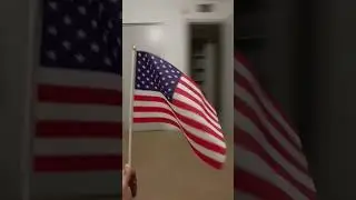 us stick flag 20x30cm