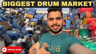 BIGGEST PLASTIC-DRUM MARKET VLOG| SABSE BADA WHOLESALER| WATCH NOW