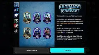 Ultimate Freeze promo overview-Madden Mobile 22