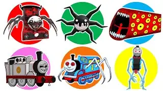 Spin Wheel Choo Choo Charles, Screech Roblox, Train Eater, Timothy Train, Thomas Lipan