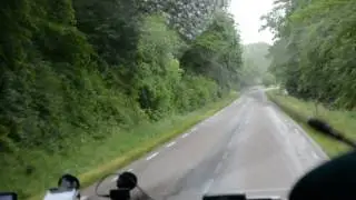 Paris to Engelberg Bus ride (Through France Villages) Part 1