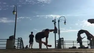 Bboy Remedy and Hyun Joon @ Santa Monica Pier