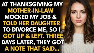 My Wife's Mother Mocked Me At Thanksgiving, So I Sent Them A Brutal Gift!
