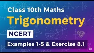 SSC 10th Class Maths | Chapter 8 Trigonometry Introduction | Exercise 8.1 & Examples 1-5 | Telugu