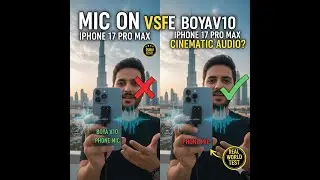Boya V10 USB-C Mic Test: iPhone 17 Pro Max