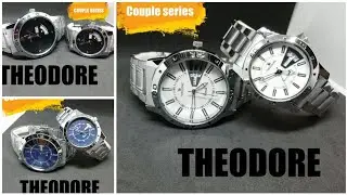 Myhra Stylish Stainless Steel Couple Watches
