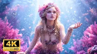 | Fantasy | Mermaid Blue Depths, Calm Ocean Violin | AI Music Video & Cinematic 4K Visuals