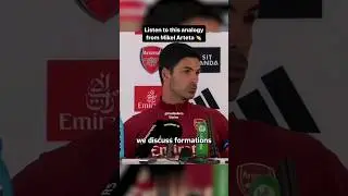 Arsenal coach Mikel Arteta on team formations 😤🔥⚽🧠