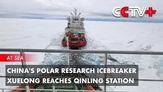 China's Polar Research Icebreaker Xuelong Reaches Qinling Station