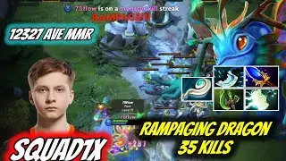 squad1x [Puck] Rampaging Dragon with 35 kills - Dominates the game - Dota 2 /#дота2  highlights.