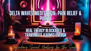 Delta Waves Meditation: Pain Relief and Purity/ Healing Energy Blockages + Transmute Karmic Energy