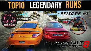 Asphalt 8 | 👽TOP 10 LEGENDARY RUNS OF THE MONTH👽 Episode #5