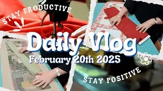 🧵A Day in the Life at Darvanalee Designs Studio | Craft Productivity, Quilting & Cross Stitch FFO