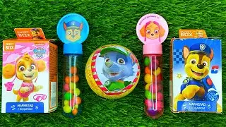 PAW PATROL funny Candy ASMR I SatisfyingSweets and Toys Unboxing | Skye | Marshall | Chase 