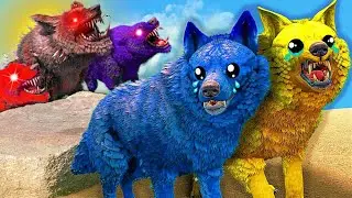 A Hist&oacute;ria Irm&atilde;ozinhos Lobos Que Foram Expulsos da Alcateia! O FILME (DINOSSAUROS E ANIMAIS) ARK
