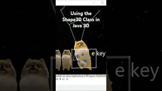 Using the Shape3D Class in Java 3D