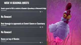 Fortnite *LEAKED*Week 14 Seasonal Quests Quick Guide - Chapter 3 Season 1