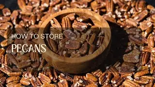 How to store pecans in shell and shelled?