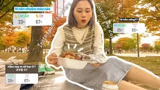 INSTAGRAM FOLLOWERS CONTROL MY DAY | NHUỘM TÓC TẠI NHÀ , NGẮM HOÀNG HÔN SÔNG HÀN????m58 vlog