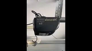 Securalift Garage door opener fix - replace gear instructions - fix grinding noise - gear change