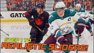 NHL 22 Be A Pro Part 30 | More Realistic Sliders!! (First Attempt)