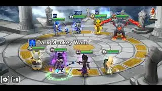 Summoners War.  Dark Monkey King, with a lot of luck, solo Arena Offense