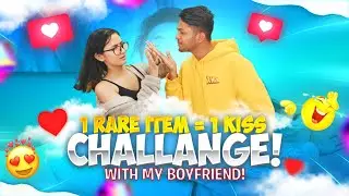 1 Rare Item 1 Kiss 😘 Challenge With My Boyfriend ❤️ Garena Free Fire