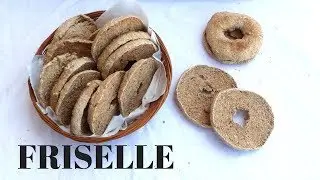 FRISELLE INTEGRALI fatte in casa + come condirle in modo semplice e gustoso - RICETTE DI GABRI