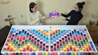 🤯 When Two Players Compete | Color Ball Sorting Chaos 🎨