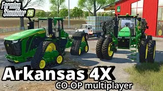 FS25… Кооперативный многопользовательский режим… С фермером Майком… Arkansas 4X EP 3