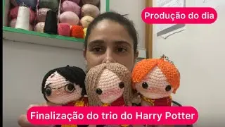 Produ&ccedil;&atilde;o do dia ✨ finaliza&ccedil;&atilde;o do trio do Harry Potter #harrypotter 
